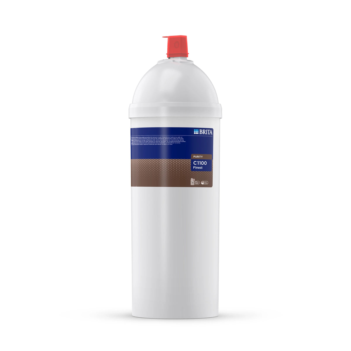 BRITA water filter cartridge PURITY C1100 Finest on a white background